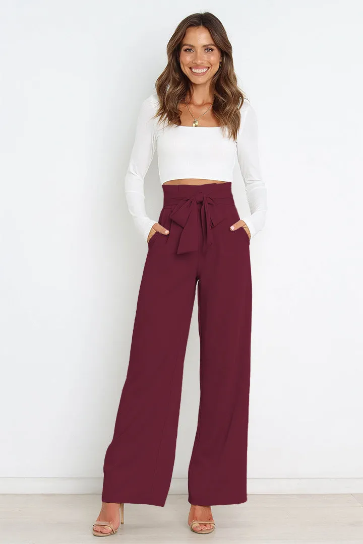 Calça Hugel Reta com Amarração