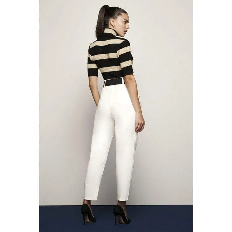Calça Soltinha de Sarja C/ Cós
