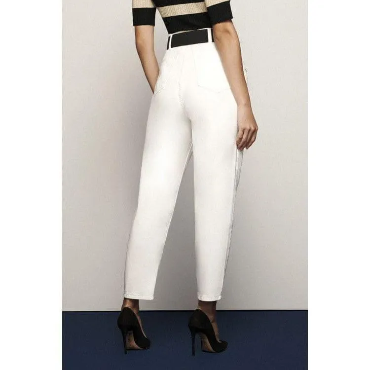 Calça Soltinha de Sarja C/ Cós
