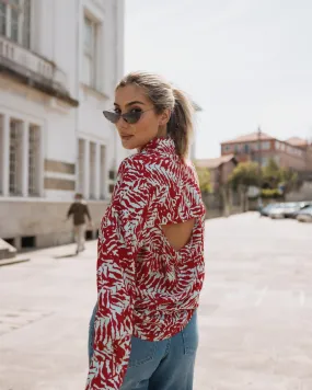 CAMISA COM ABERTURA NAS COSTAS - Scripta