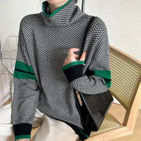 Camisola Janni Gola Alta em Malha