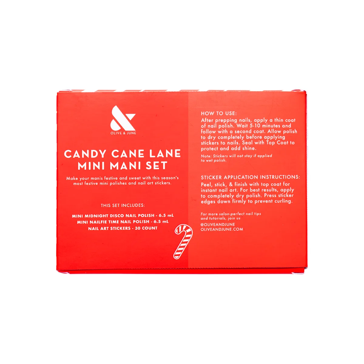 Candy Cane Lane Mini Mani Gift Set