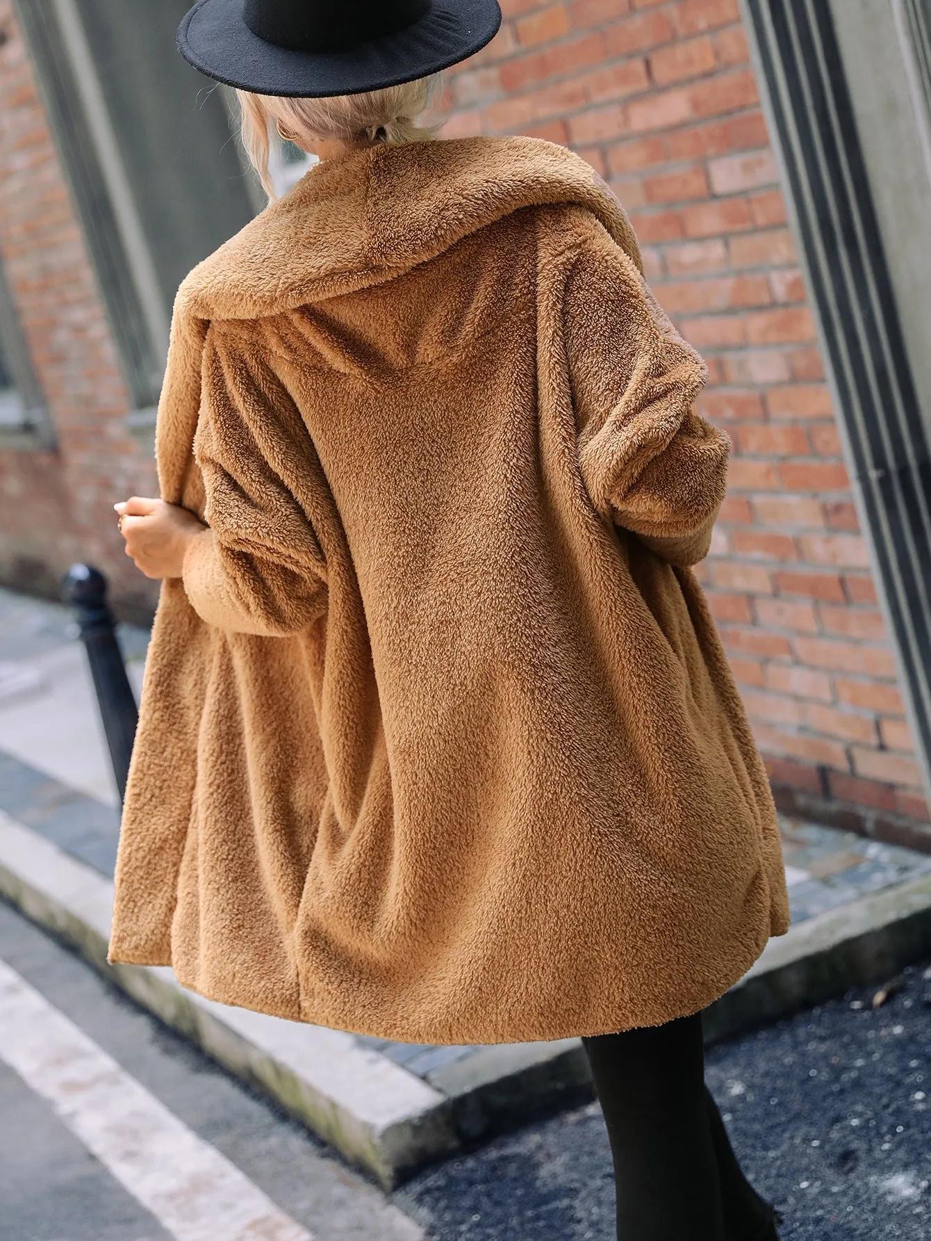 Cardigan Teddy Amplo Alongado