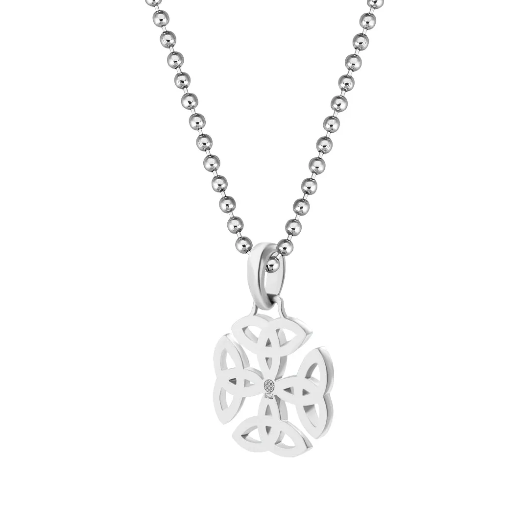 Celtic Dara Knot Pendant in Silver