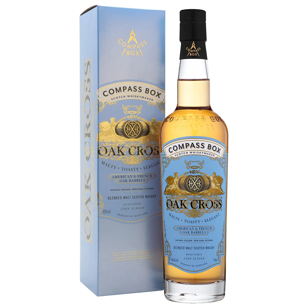 Compass Box Oak Cross