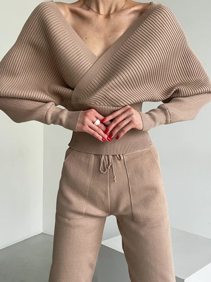 Conjunto Janni Top Ombro Caído e Calça