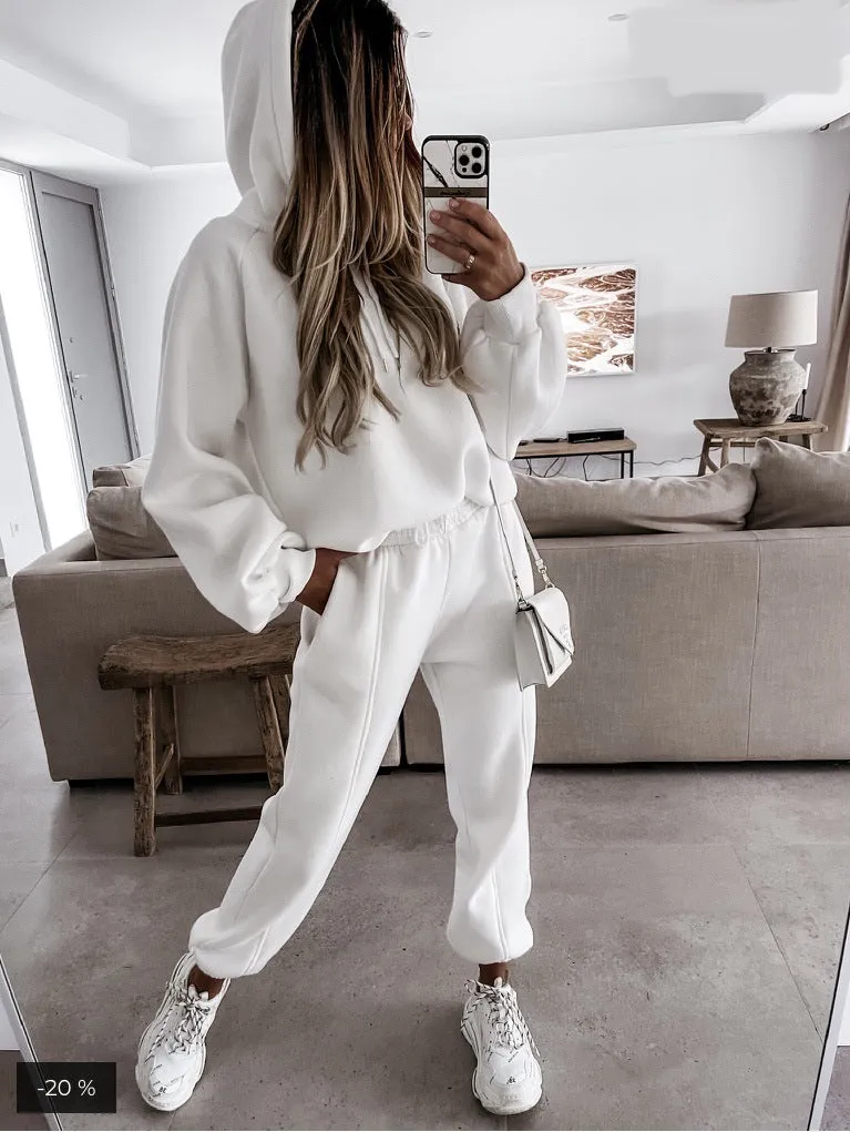 Conjunto Moletom Camisola Capuz e Calça