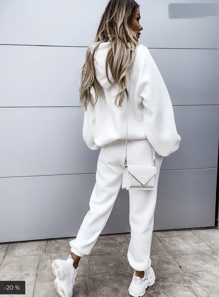 Conjunto Moletom Camisola Capuz e Calça