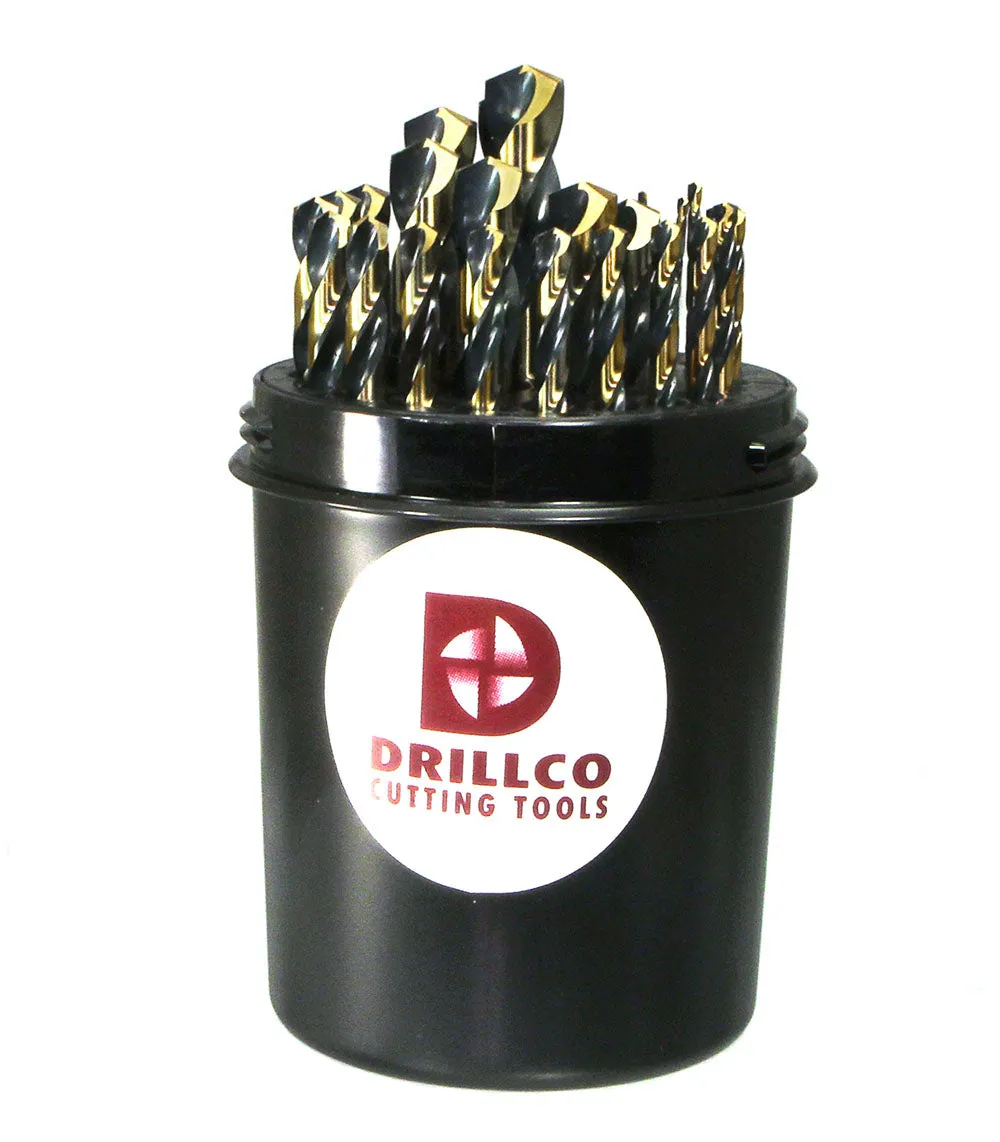DRILLCO 410N29 29PC NITRO  DRILL SET 1/16-1/2 BY 64TH