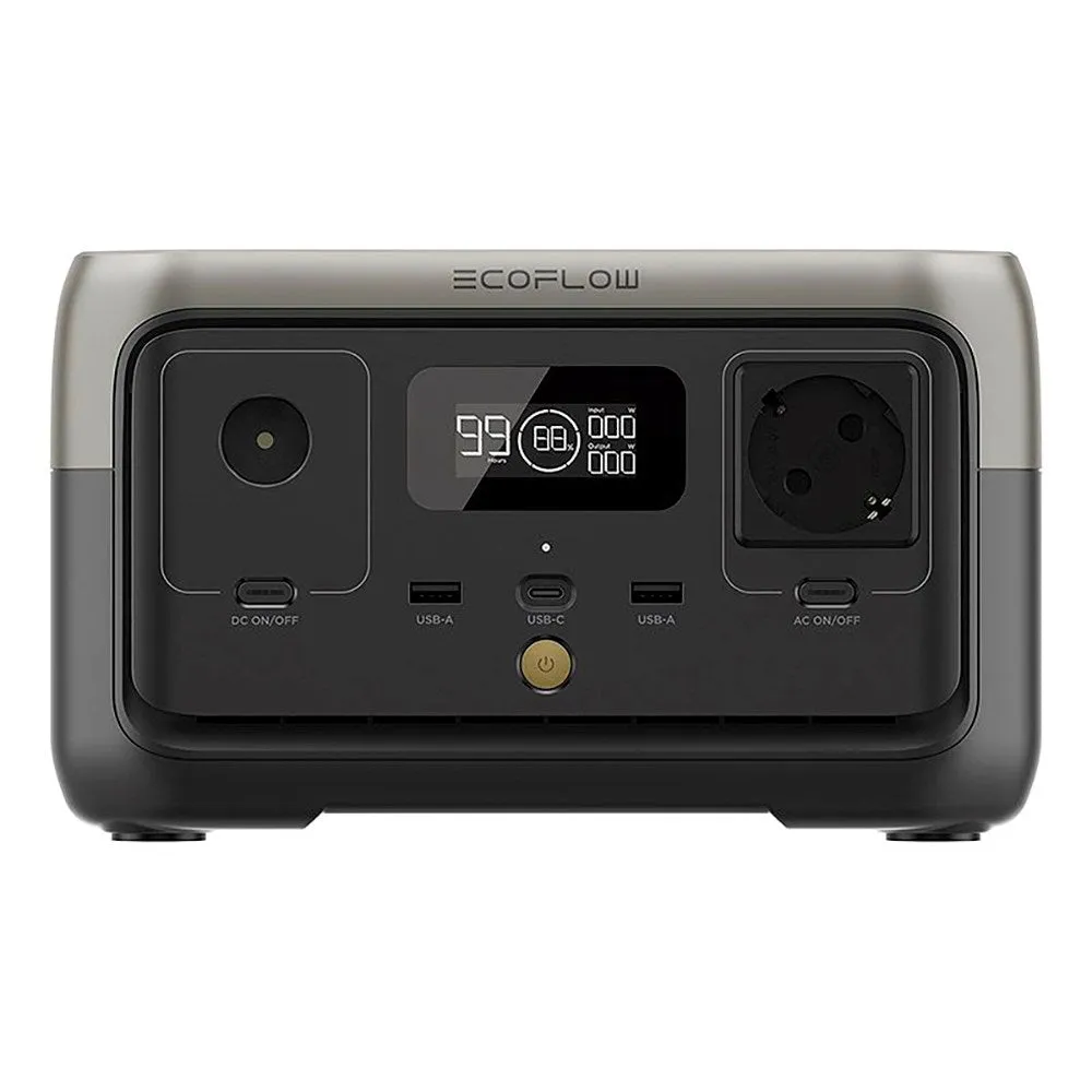 Ecoflow River 2 200W Power Station 256 Wh - Grå