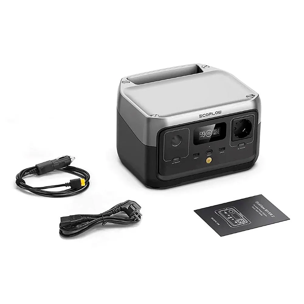 Ecoflow River 2 200W Power Station 256 Wh - Grå