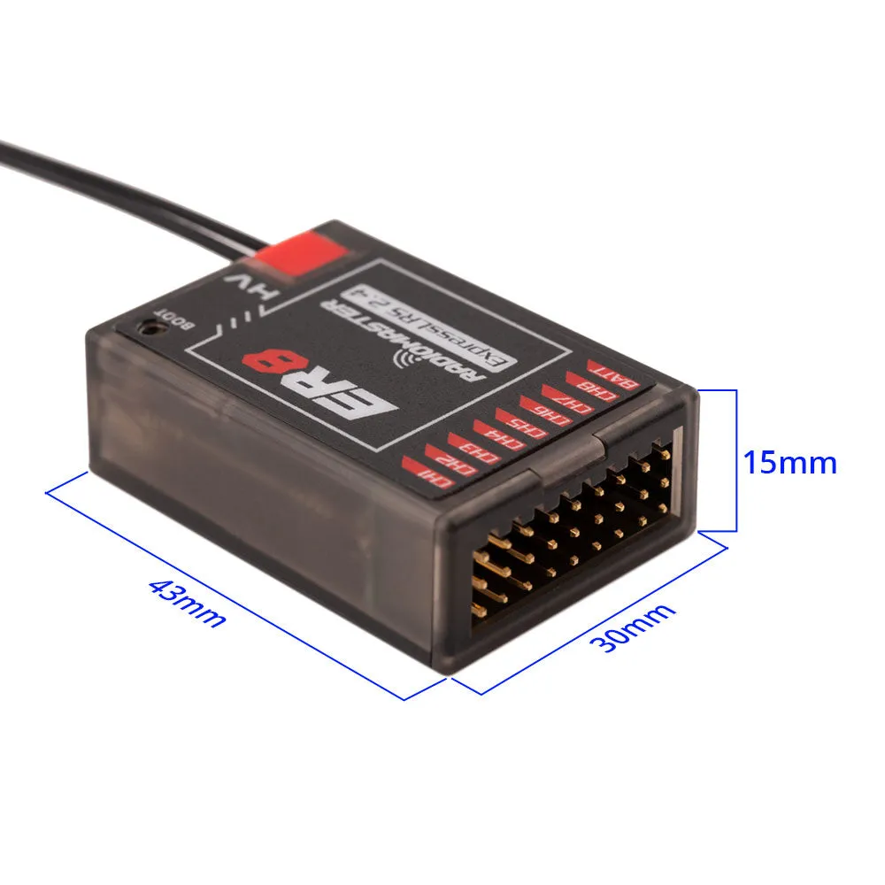 ER8 2.4GHz ELRS PWM Receiver