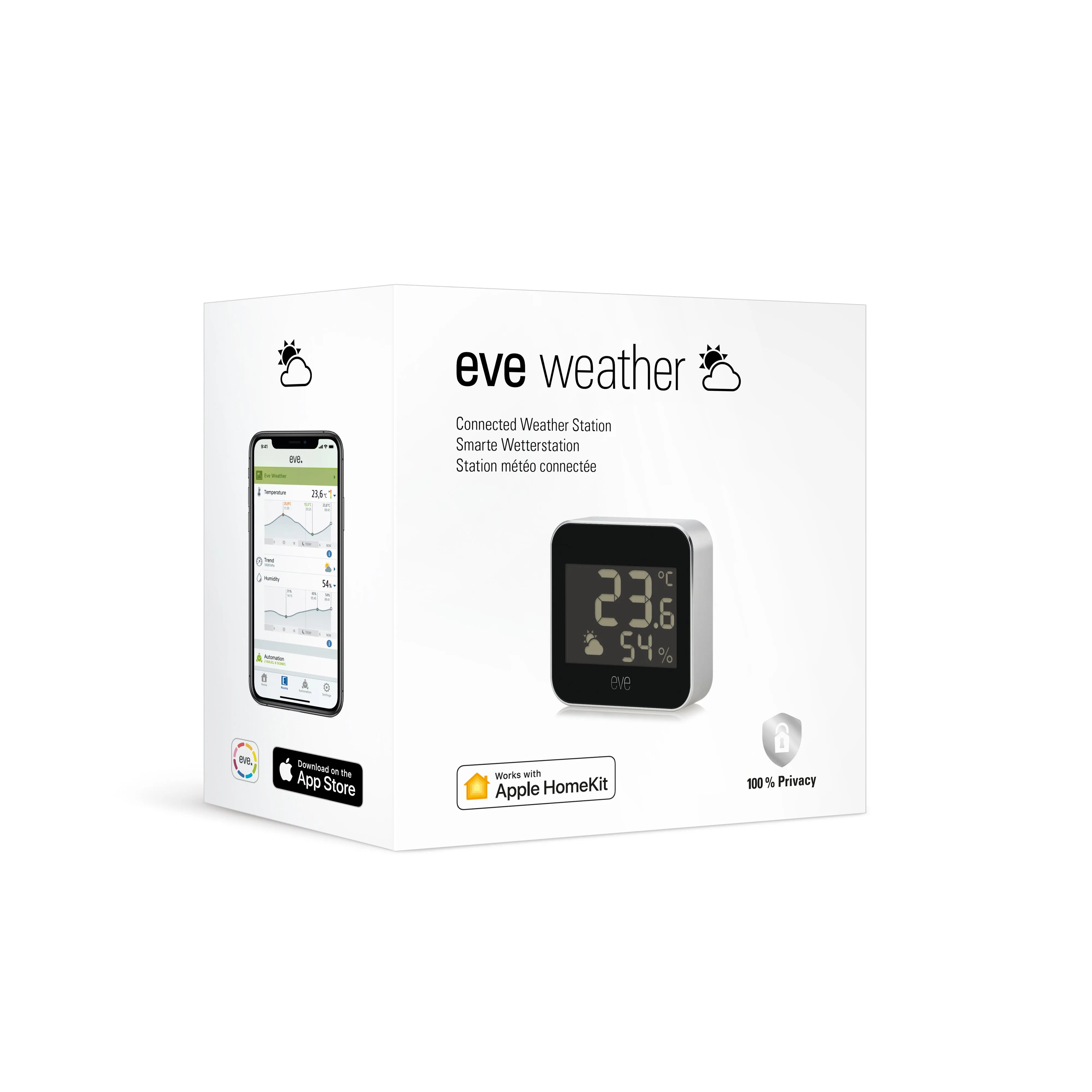 Eve Connected Weather Station with Apple HomeKit technology