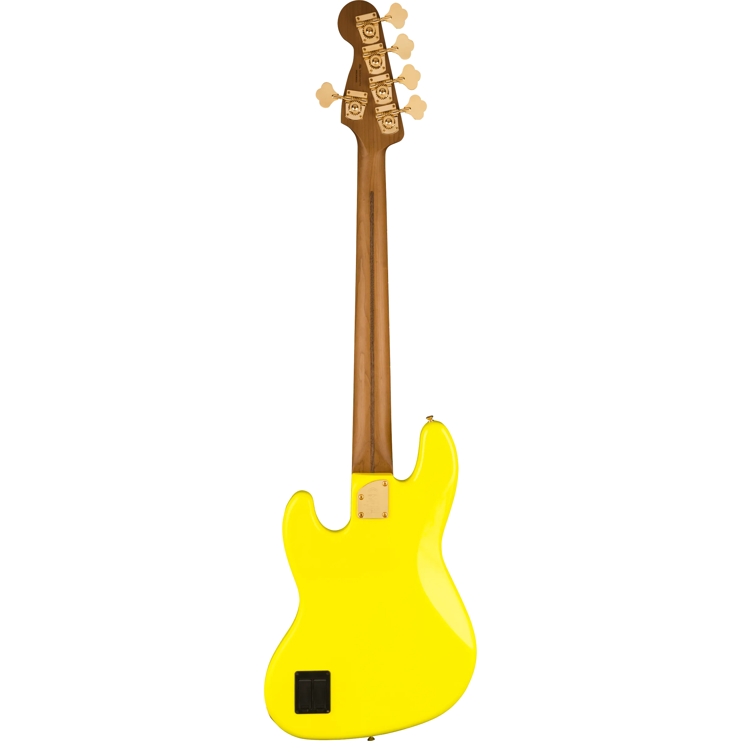 Fender 014-9400-386 MonoNeon J-Bass V, Roasted Maple Fingerboard, Neon Yellow