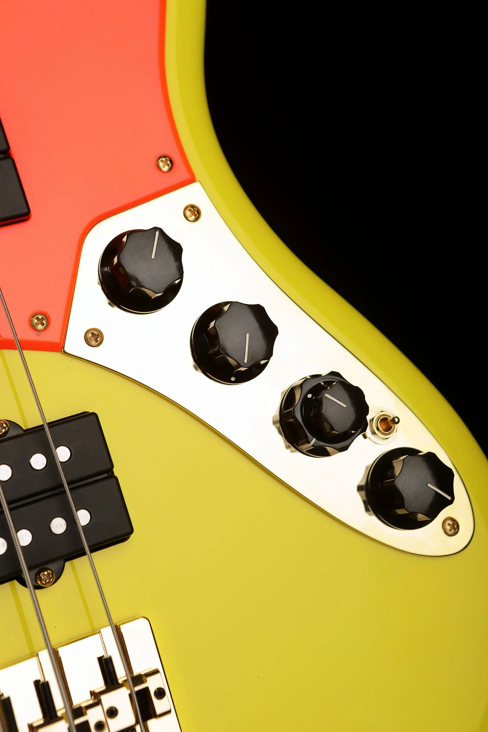 Fender Mononeon Jazz V Bass Neon Yellow