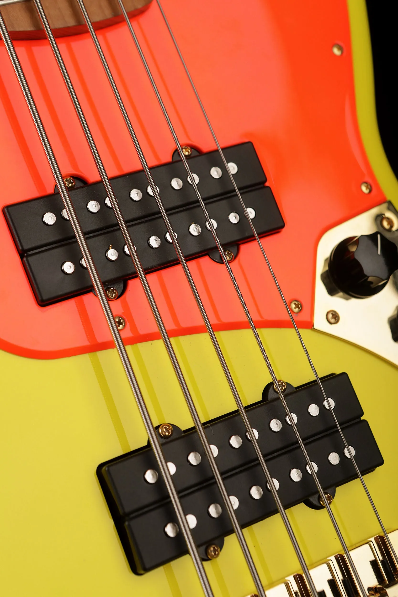 Fender Mononeon Jazz V Bass Neon Yellow