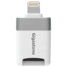 Gigastone GS-CR8600-R i-FlashDrive iOS microSD Card Reader with Lightning Adapter