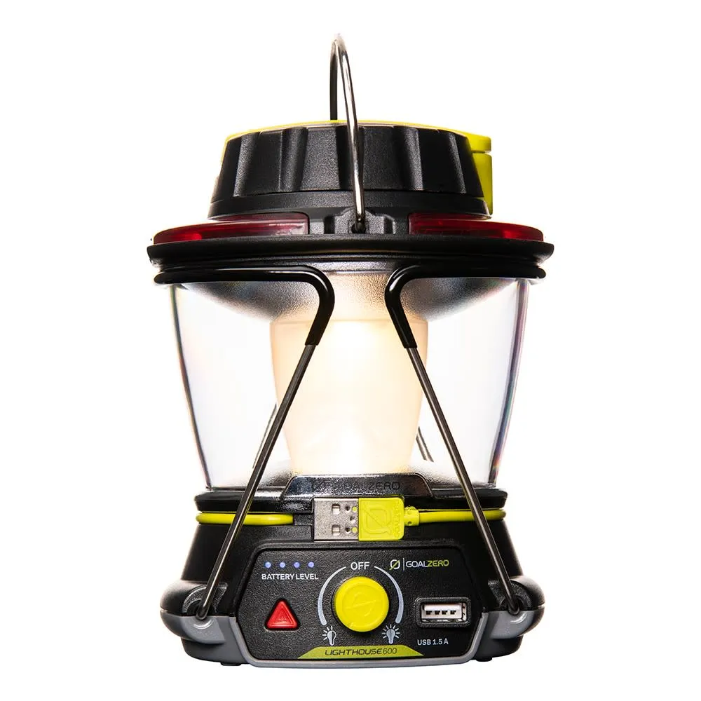 Goal Zero Lighthouse 600 Lantern &amp; USB Power Hub Black | Buy Goal Zero Lighthouse 600 Lantern &amp; USB Power Hub Black here | Outnorth