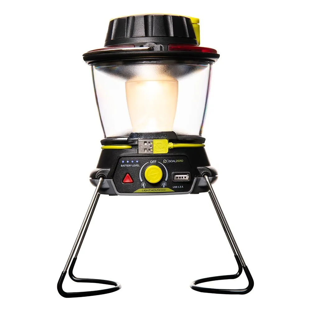 Goal Zero Lighthouse 600 Lantern &amp; USB Power Hub Black | Buy Goal Zero Lighthouse 600 Lantern &amp; USB Power Hub Black here | Outnorth