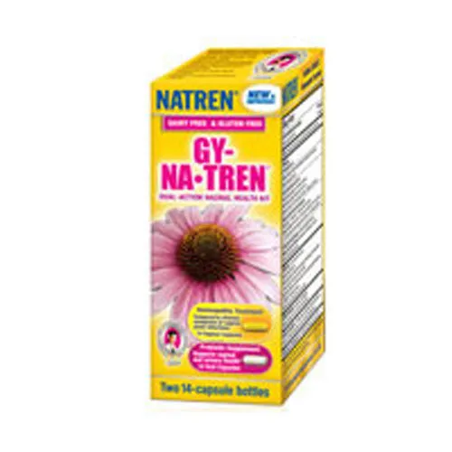 Gy-Natren Vaginal Health Solution Kit Two of 14 capsule bottles By Natren