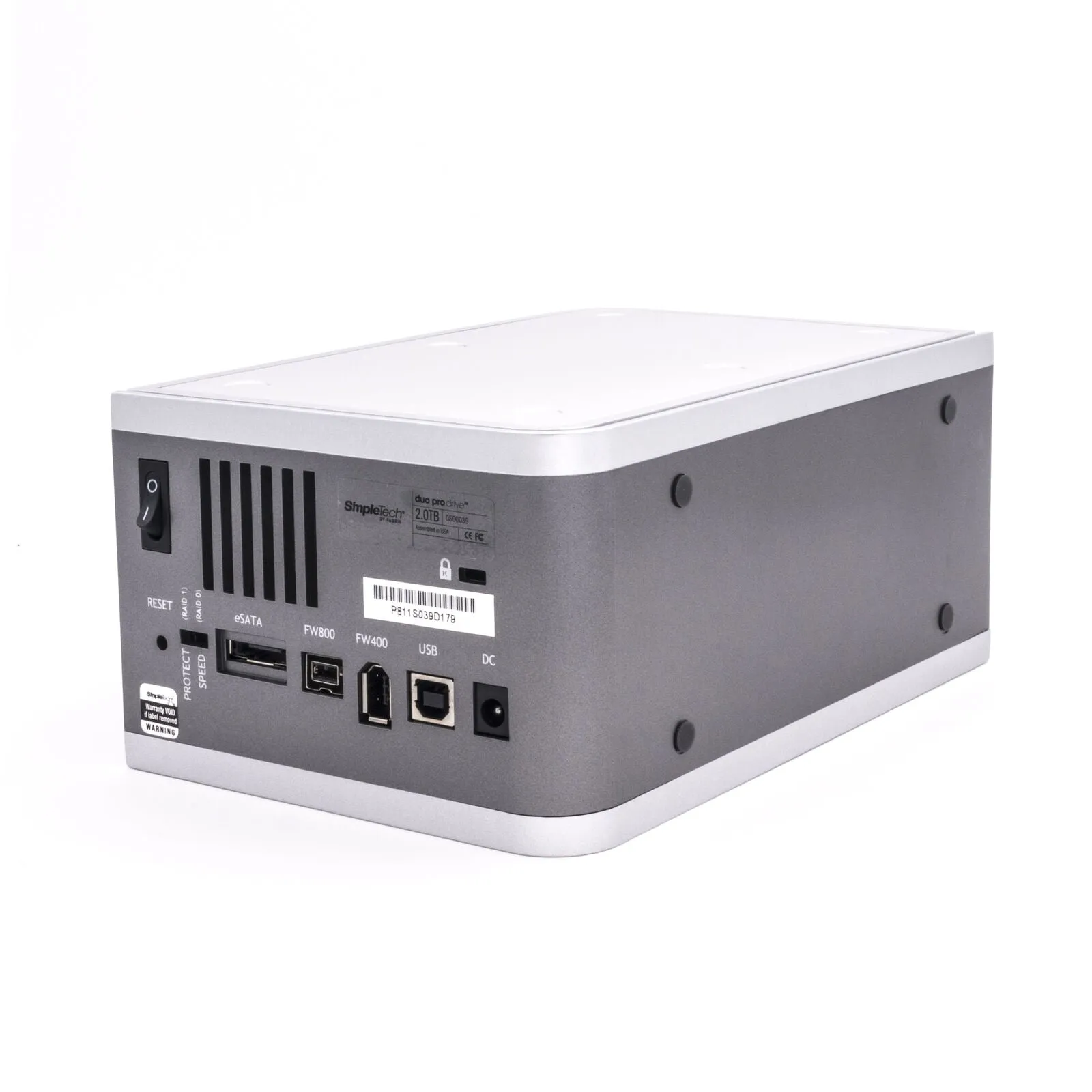 Hitachi Duo Pro Drive 2TB Quad USB 2.0 eSATA Desktop External Hard Drive 0S00039