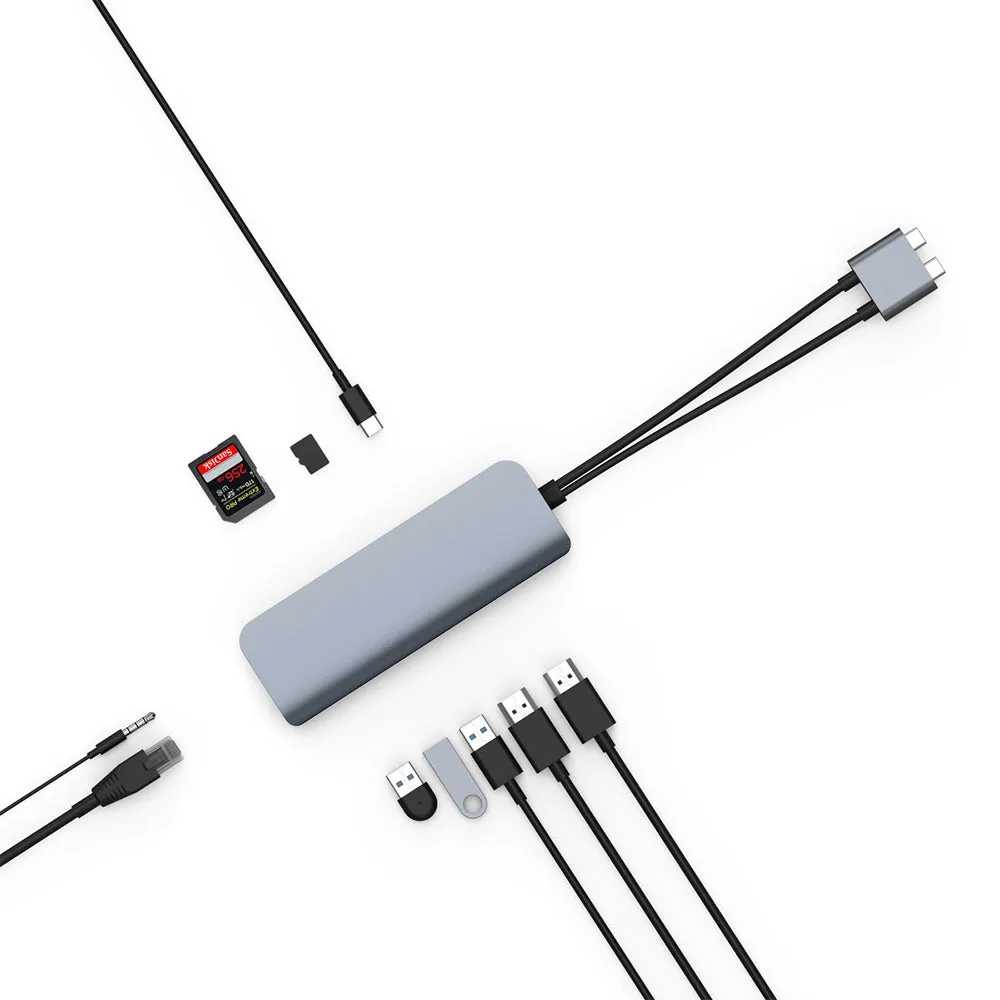 HyperDrive HD392 VIPER 10-in-2 USB-C Hub