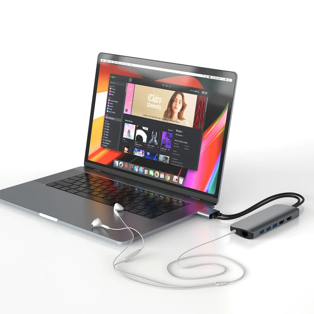 HyperDrive HD392 VIPER 10-in-2 USB-C Hub