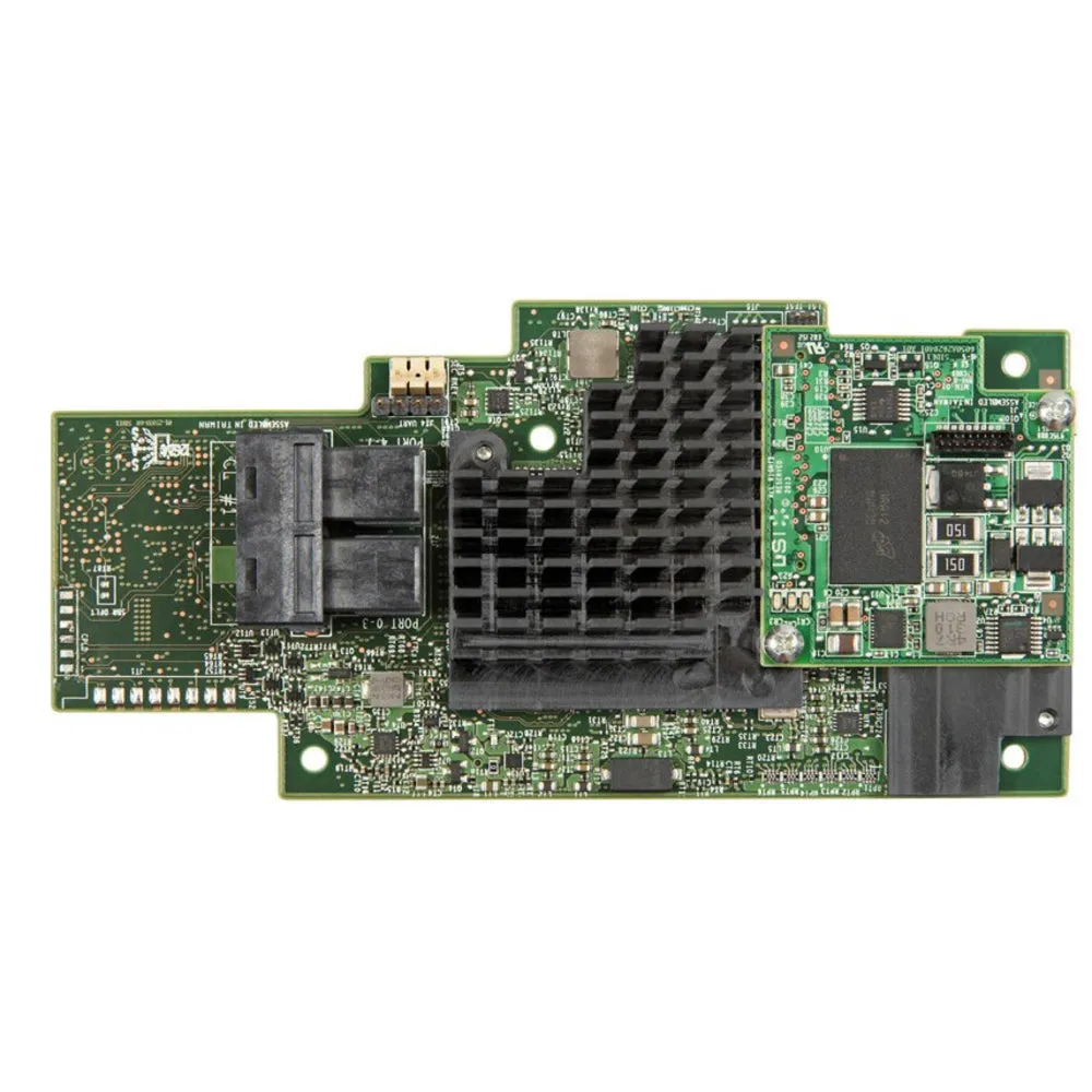 Intel RMS3CC040 SAS 4Port Integrated RAID Module Controller Card - Brown Box
