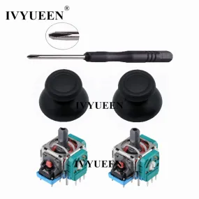 IVYUEEN 3D Analog Joystick Sensor Module Potentiometer & Thumb Stick for Sony PlayStation 4 PS4 Pro Slim Controller Repair Parts