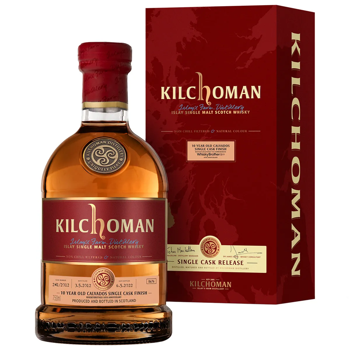 Kilchoman 10 Year Old Calvados Finish WB