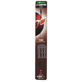 Korda N Trap DF Rig Wide Gape Barbless 10 15lb, KCR037