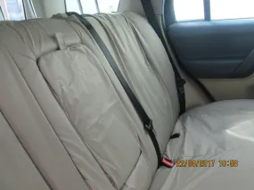Land Rover-Freelander 2 - Second Row 2 1 60/40 Split INKA Tailored Waterproof Seat Covers Beige MY-2006-2014