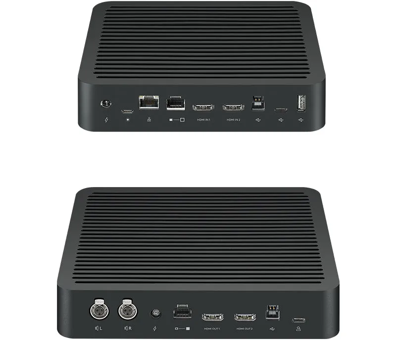 Logitech Rally Plus Video Conferencing System, 4K Ultra HD Cam With Dual-Speakers & Mic Pod Set - 960-001225