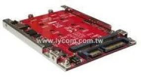 Lycom DT-128 adapter for Hardware RAID 2x M.2 SATA SSD to 2.5 inch 7mm SATA III SSD for PC and MAC