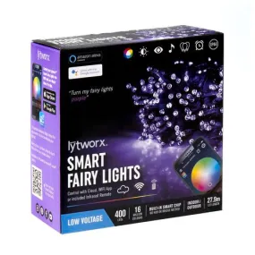 Lytworx 27.9m 400LED Smart Fairy Lights / Low Voltage