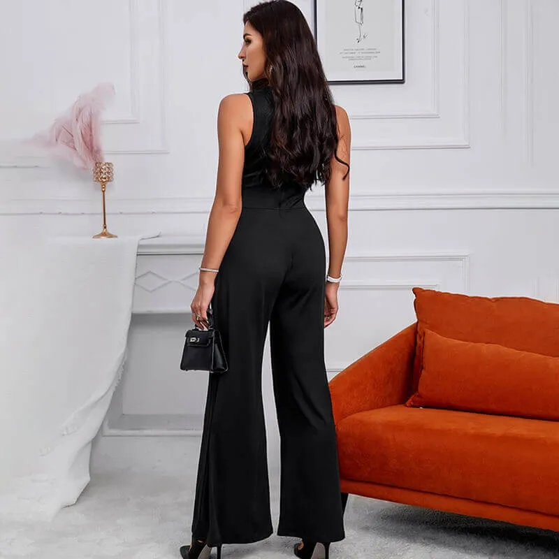 Macacão Luxo com Strass Regata