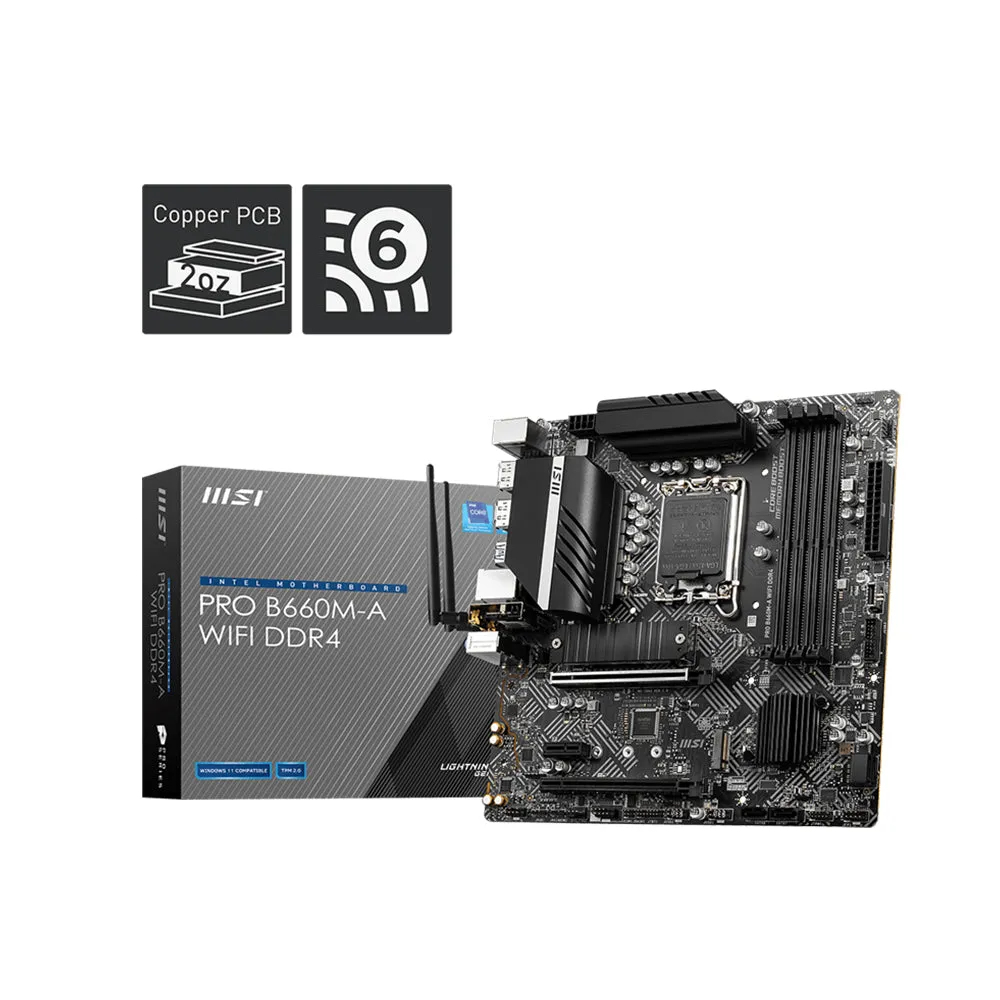 MSI Motherboard B660M-A Pro WiFi