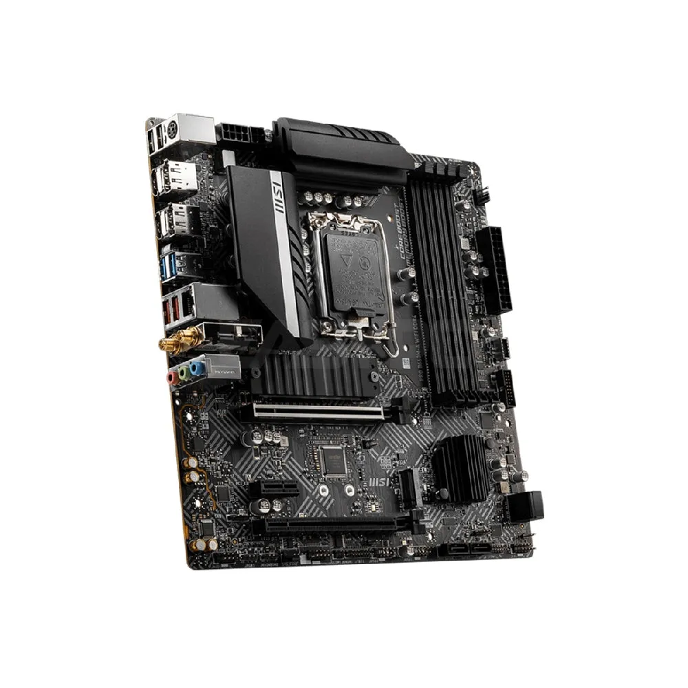 MSI Pro B660M-A WIFI Socket LGA 1700 Supports DDR4 Memory, up to 4800 (OC) MHz | Ddr4 Motherboard