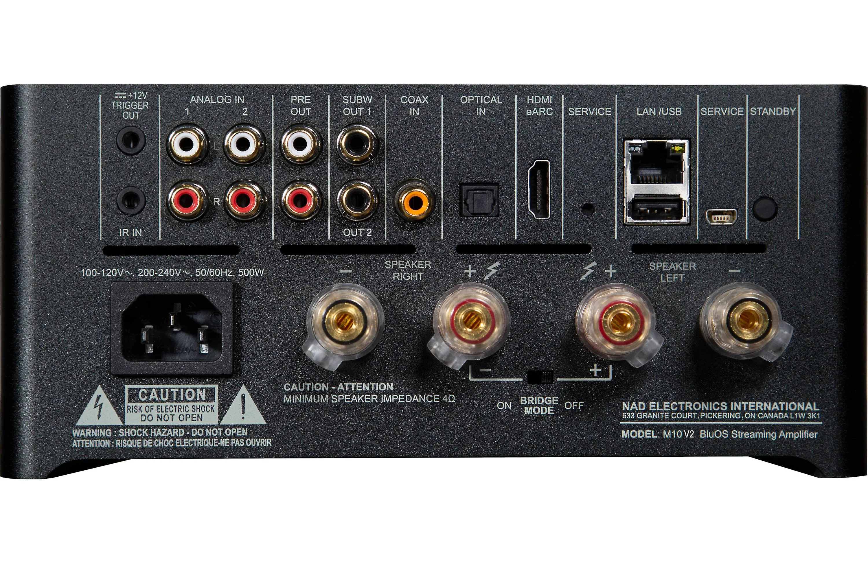 NAD Electronics M10 V2 BluOS Streaming Amplifier Open Box