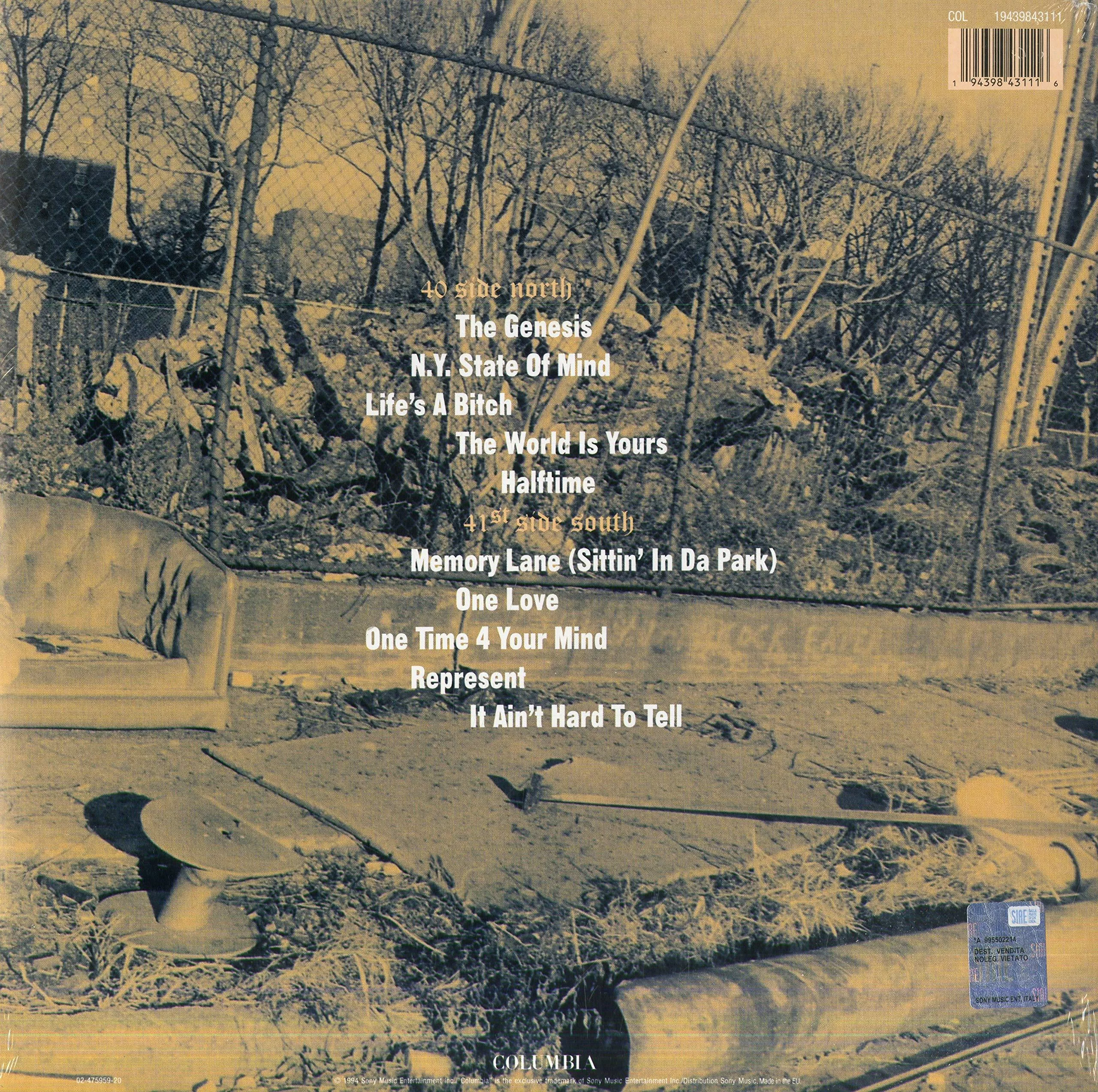 Nas Illmatic (Vinyl) Album