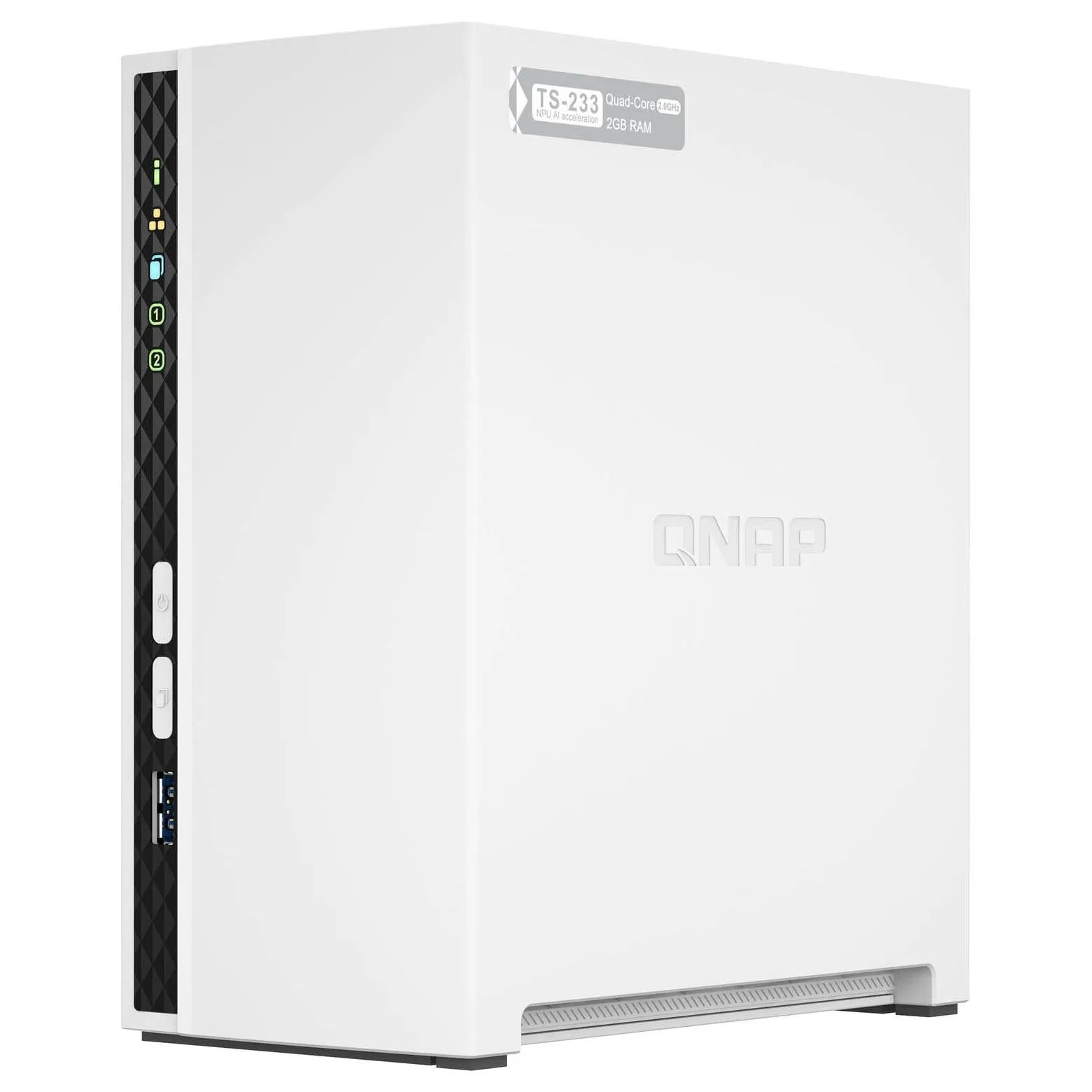 Network storage system QNAP TS-233 Nas, 2 bays, without disks, white