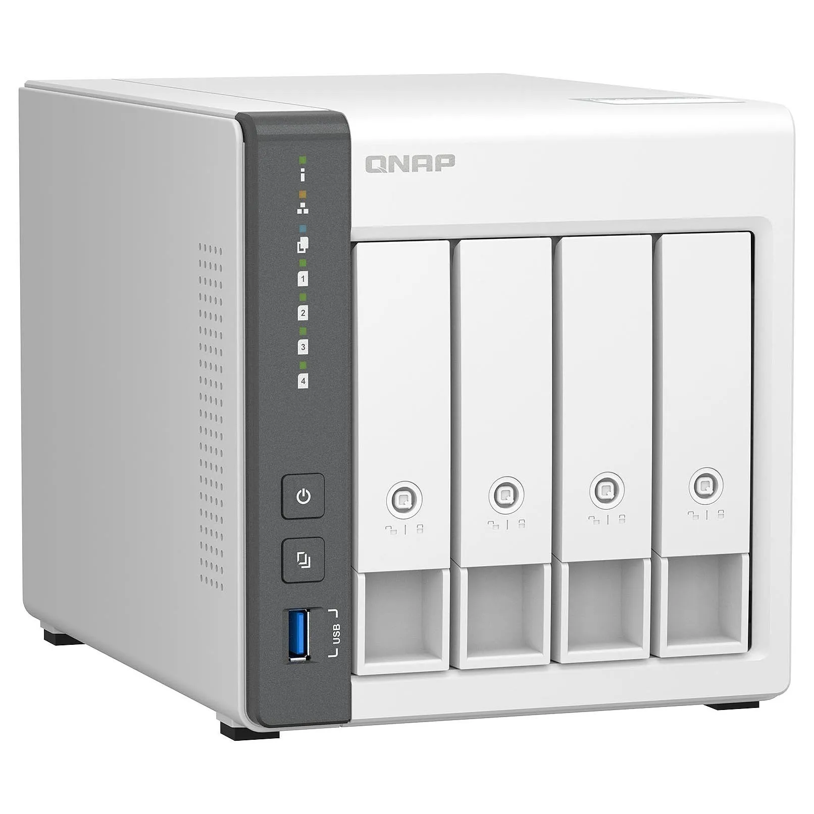 Network storage system QNAP TS-433 Nas, 4 bays, without disks, white