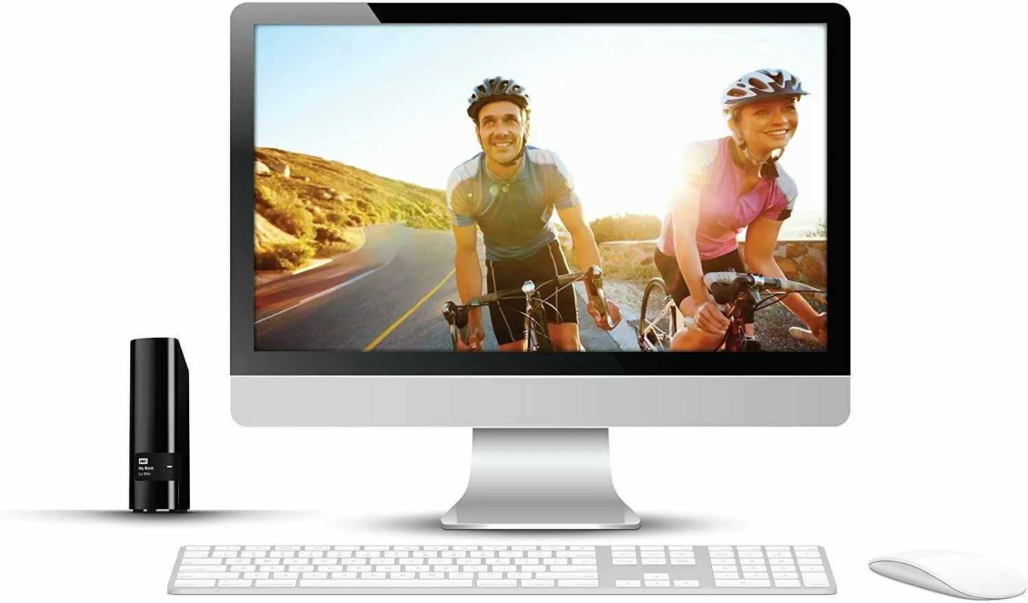 New WD My Book for Mac 2TB USB 3.0 Desktop External Hard Drive, WDBYCC0020HBK