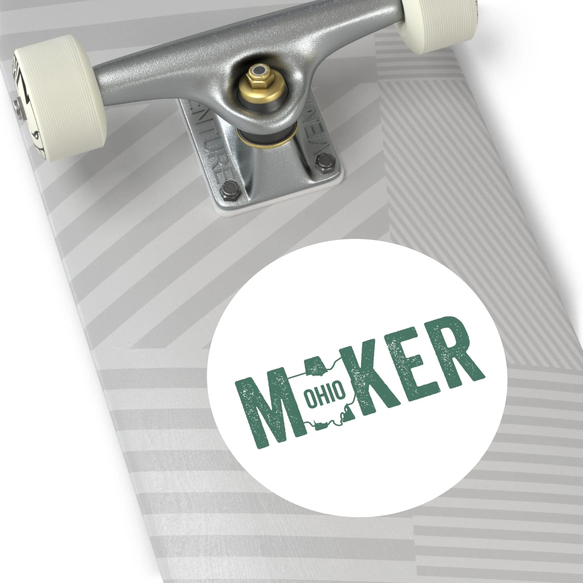 Ohio Maker Round Sticker