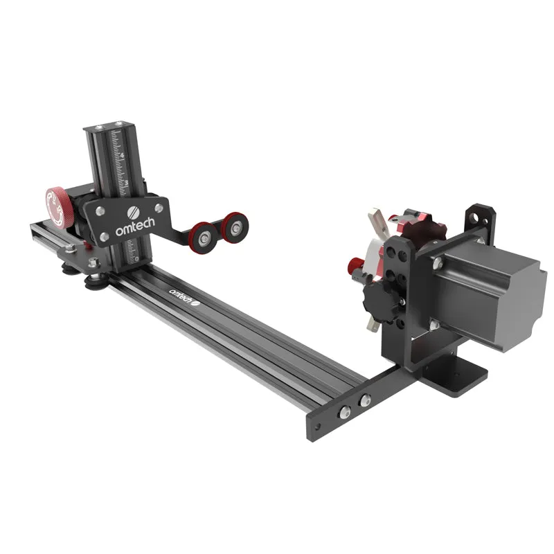 OMTech PiBurn Grip – Chuck-Style Laser Rotary Attachment From LensDigital