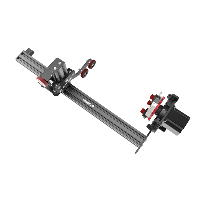 OMTech PiBurn Grip – Chuck-Style Laser Rotary Attachment From LensDigital