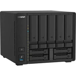 QNAP Compact 9-bay NAS with 10GbE SFP  and 2.5GbE for Smoother File Applications
