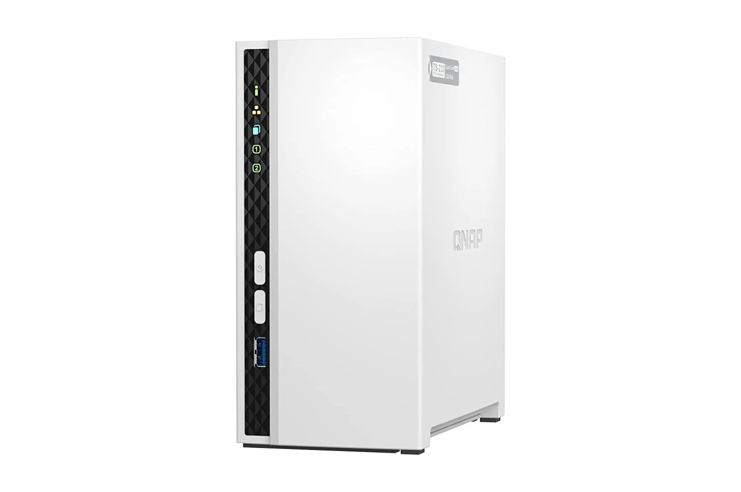 QNAP TS-233-US 2 Bay Affordable Desktop NAS with ARM Cortex-A55 Quad-core Processor and 2 GB DDR4 RAM (Diskless)