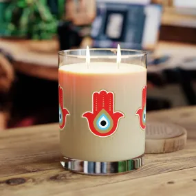 Red Hamsa Candle