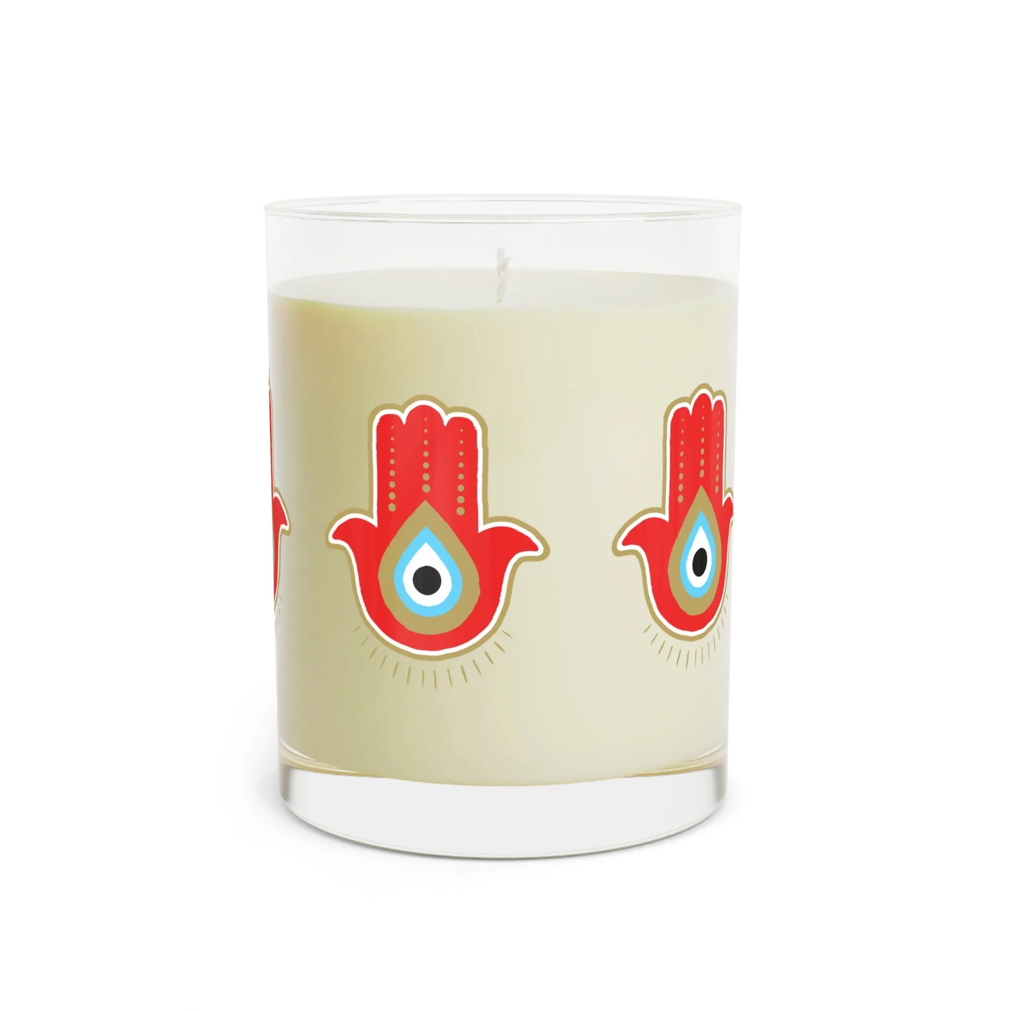 Red Hamsa Candle
